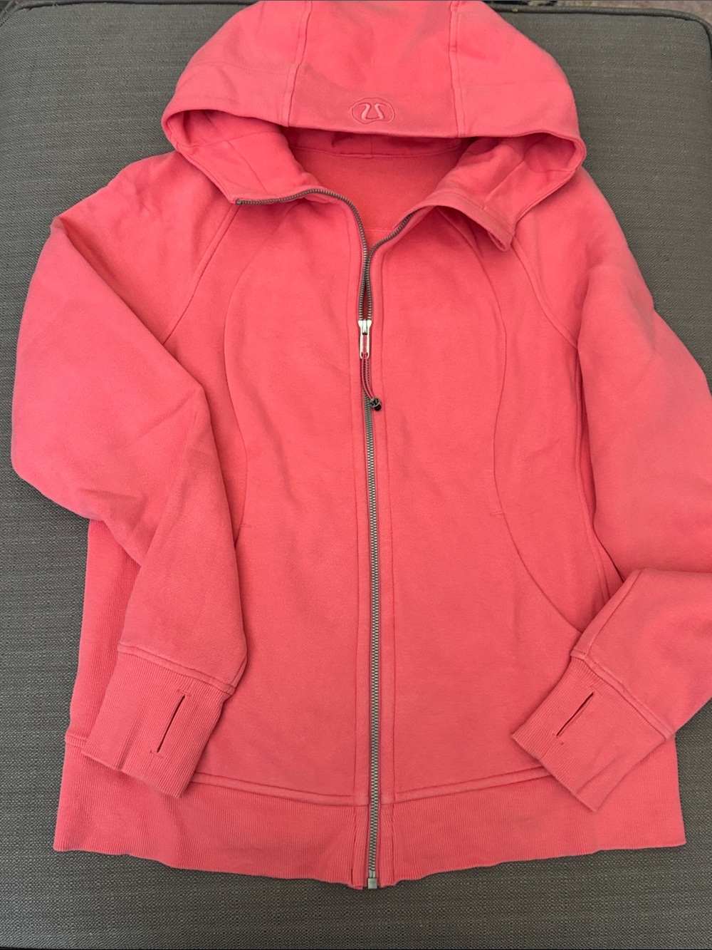lululemon athletica pink  Hooded Zip Jacket